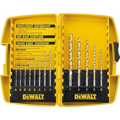 DEWALT Dewalt DW1363 Titanium Drill Bit Set 13 Piece