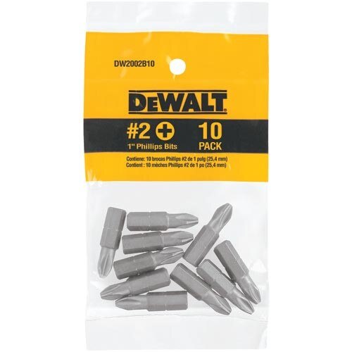 DEWALT Dewalt DW2002B10 Phillips Insert Bit Tip Bag of 10