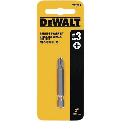 DEWALT Dewalt DW2023 Phillips Power Bit No. 3 2 Inches
