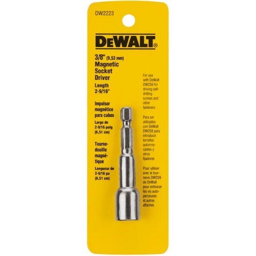 DEWALT Dewalt DW2223 Magnetic Socket Driver 3/8 X 2-9/16 Inch