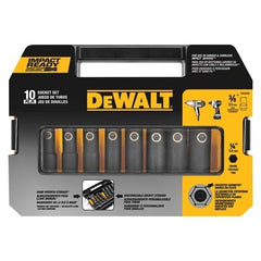 DEWALT Dewalt DW22838 3/8 Inch Drive Socket Set 10 Piece