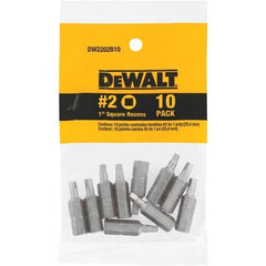 DEWALT Dewalt DW2202B10 No. 2 Square Recess Bit Tip 10-pack