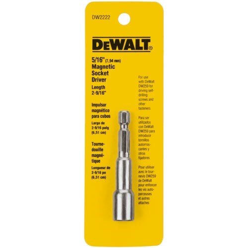 DEWALT Dewalt DW2222 Magnetic Socket Driver 5/16 X 2-9/16 in