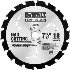 DEWALT Dewalt DW3191 7-1/4 in 18T Rock Carbide Circular Saw Blade
