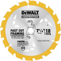 DEWALT Dewalt DW3192 7-1/4 Inch 18T Thin Kerf Circular Saw Blade