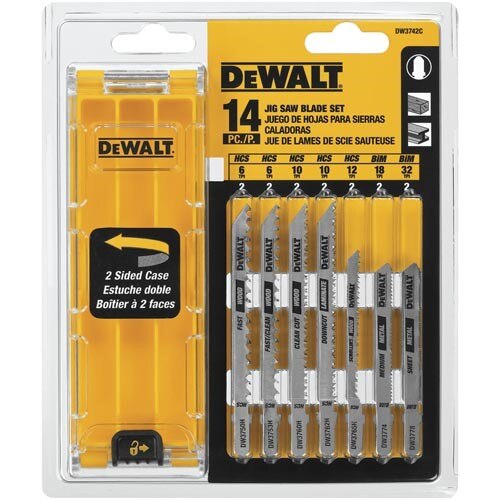DEWALT Dewalt DW3742C T-shank Jig Saw Blade Set 14 Pc