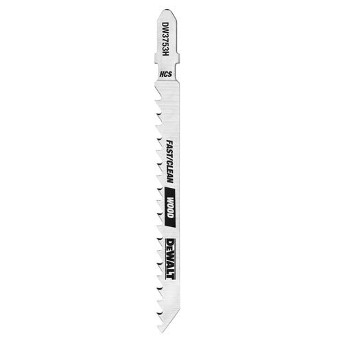 DEWALT Dewalt DW3753H 4 in 6 Tpi T-shank Hcs Jig Saw Blade 5 Pack