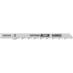 DEWALT Dewalt DW3703H 4 Inch 6 Tpi Hcs U-shank Wood Cut Jig Saw Blade