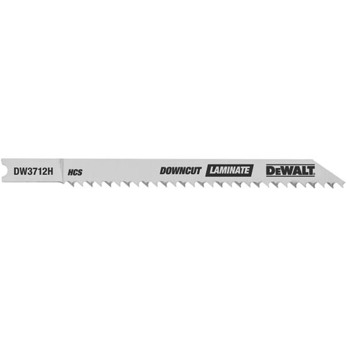 DEWALT Dewalt DW3712H 4in 10TPI Laminate Down Cut Jig Saw Blade 5 Pack