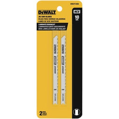 DEWALT Dewalt DW3712H2 Jig Saw Blade 4in 10TPI Laminate Hcs 2 Pack