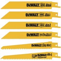 DEWALT Dewalt DW4856 Reciprocating Saw Blade Set 6 Piece