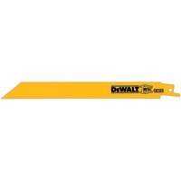DEWALT Dewalt DW4809B25 Bi-metal Reciprocating Saw Blade 8in 14TPI 25pk