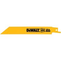 DEWALT Dewalt DW4812 Bi-metal Reciprocating Saw Blade 4 in 24 Tpi 5 Pack
