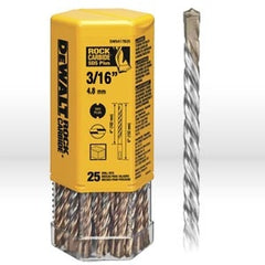 DEWALT Dewalt DW5403B25 Sds Plus Masonry Drill Bit 3/16x4.5x6.5 in