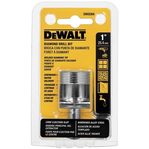 DEWALT Dewalt DW5584 Diamond Drill Bit 1 Inch Heavy Duty