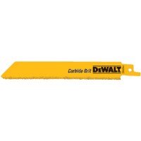 DEWALT Dewalt DW4844 Carbide Reciprocating Saw Blade 6in Coarse 5pk