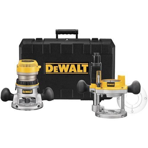 DEWALT Dewalt DW618PK Router Combo Kit 2-1/4 Hp Variable Speed