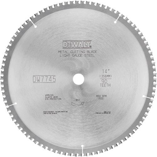 DEWALT Dewalt DW7745 14 in 90T Ferrous Metal Circular Saw Blade