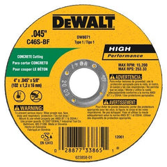 DEWALT Dewalt DW8071 Masonry Thin Cut-off Wheel Type 1
