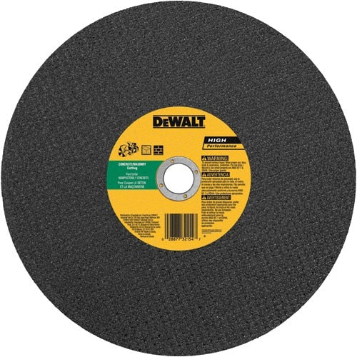 DEWALT Dewalt DW8025 Cut Off Wheel 14in Concrete Masonry