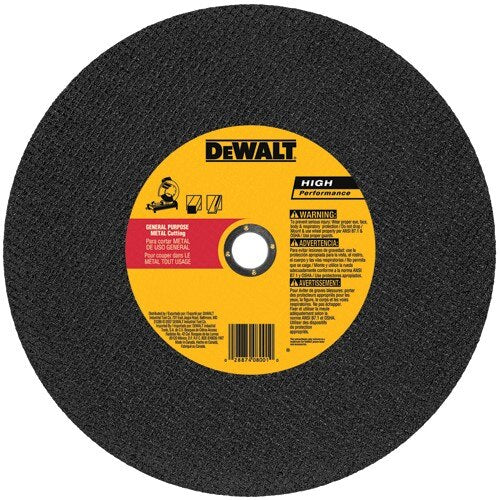 DEWALT Dewalt DW8001B4 14 in Metal Chop Saw Wheel 4 Pack
