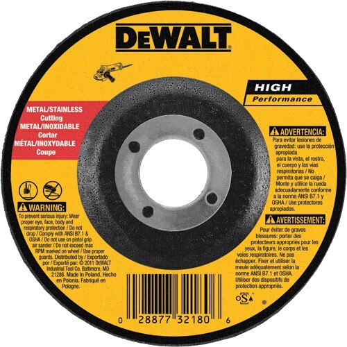 DEWALT Dewalt DW8425 Thin Cutting Wheel 5x0.045x7/8 Inches