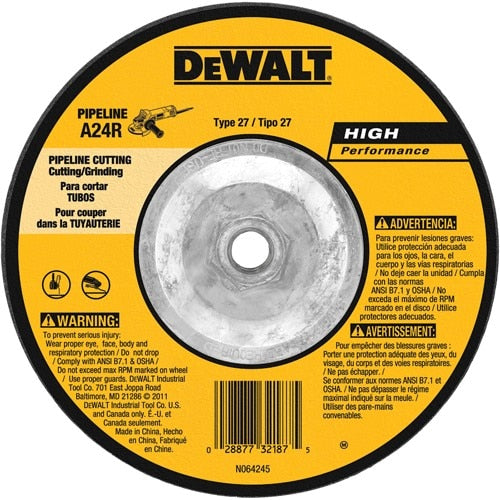 DEWALT Dewalt DW8438 Pipeline Cutting Grinding Wheel