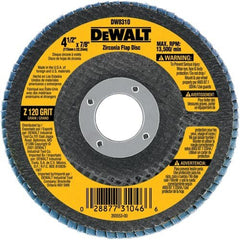 DEWALT Dewalt DW8310 Zirconia Type 29 Flap Disc 4.5 in 120 Grit