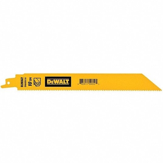 DEWALT Dewalt DWAR9110 9 Inch 10 Tpi Bi-metal Reciprocating Saw Blade