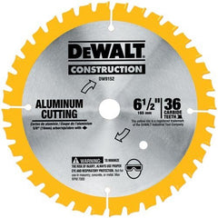DEWALT Dewalt DW9152 Circular Saw Blade 6-1/2 in 36T Aluminum Cutting