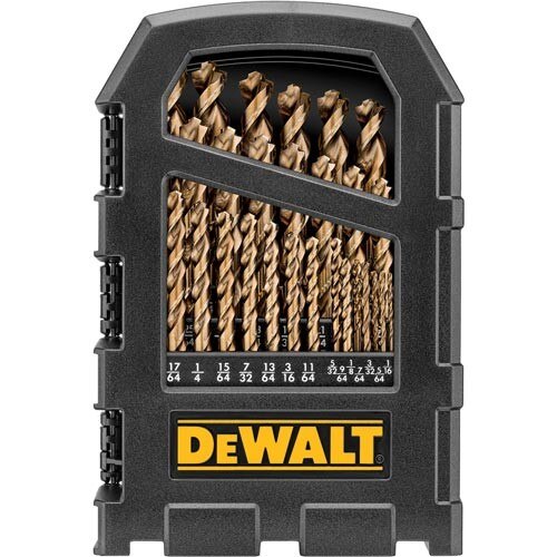 DEWALT Dewalt DWA1269 Cobalt Pilot Point Drill Bit Set 29pc