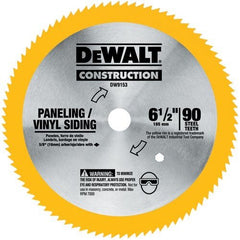 DEWALT Dewalt DW9153 Circular Saw Blade 6-1/2 in 90T Vinyl Paneling