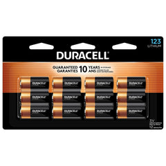DURACELL Duracell DL123AB12PK Lithium Battery 3V 1550mah 12 Pack