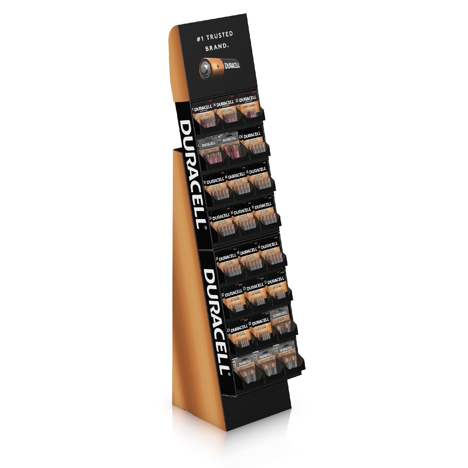 DURACELL Duracell 41333-02616 2-tray Floorstand Battery Display