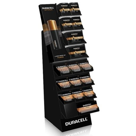 DURACELL Duracell 41333-02193 Coppertop Floorstand Display 36 Count