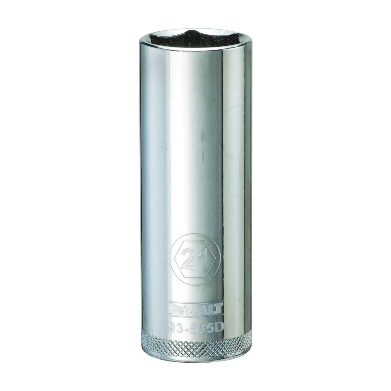 DEWALT Dewalt DWMT93535OSP Deep Socket 1/2 Inch Drive 21 Mm