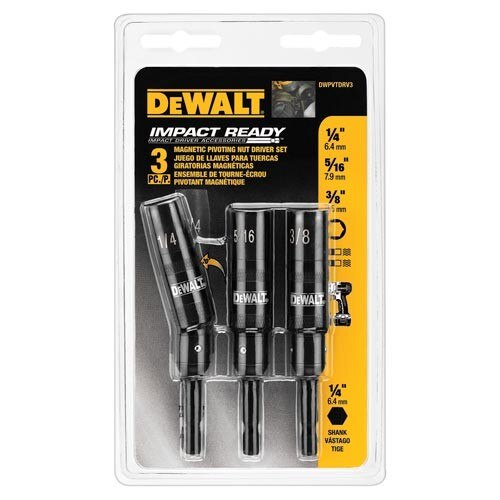 DEWALT Dewalt DWPVTDRV3 Pivoting Nutsetter Set 3 Piece