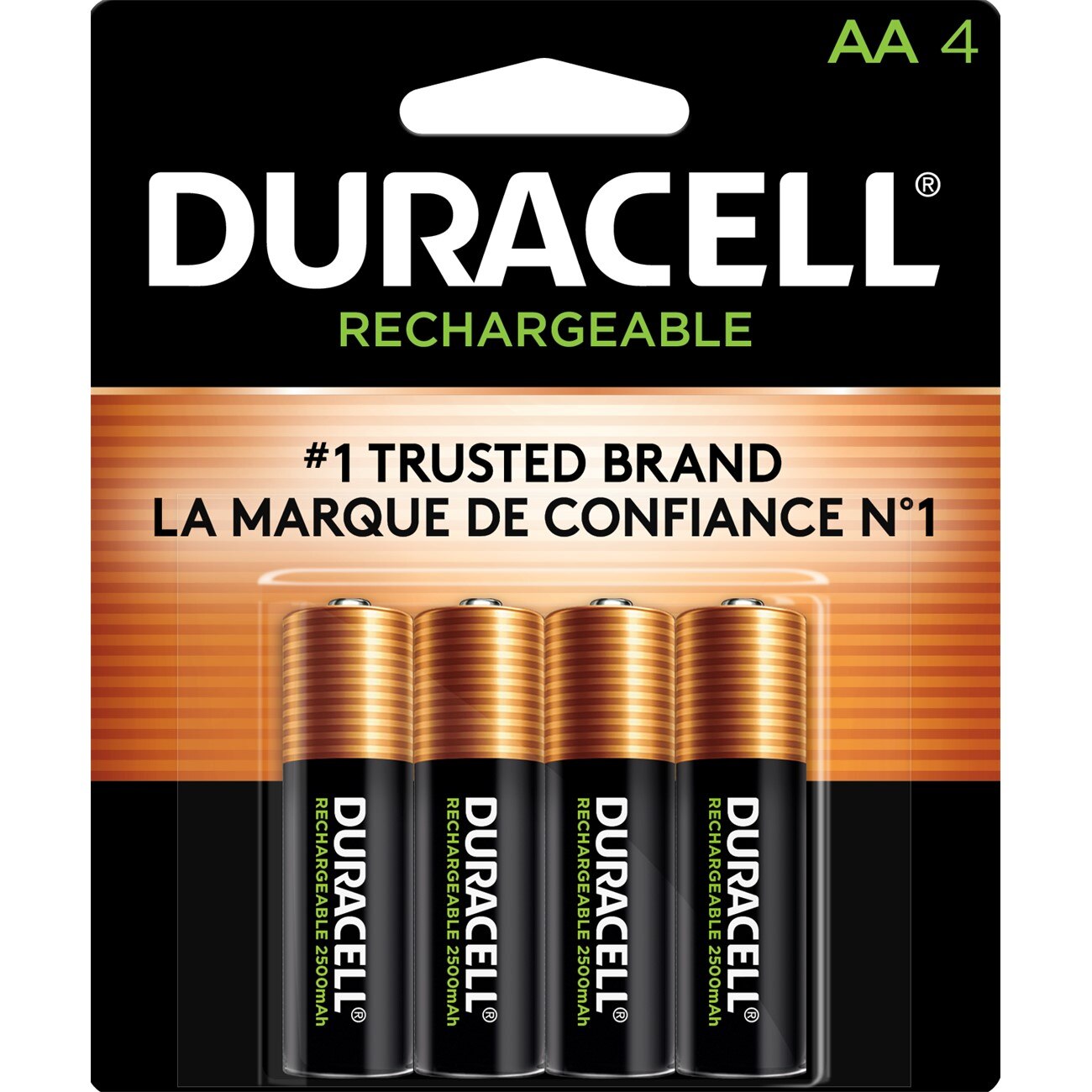 DURACELL Duracell DC1500B4N005 Nimh Rechargeable Aa Batteries 4pk