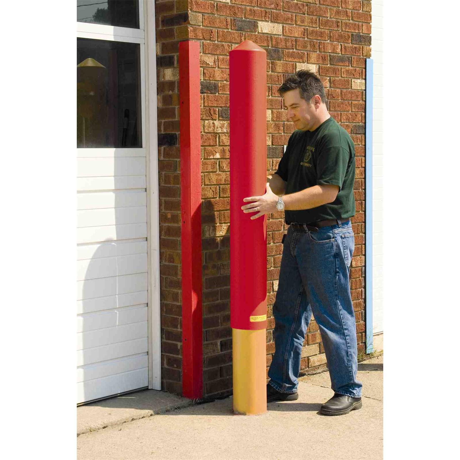 EAGLE GASKET AND PACKING Eagle Gasket and Packing 1736R Bumper Post Sleeve 6 Inches Red