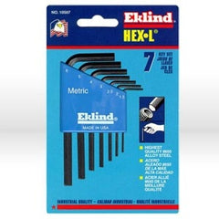 EKLIND Eklind 10507 L-shape Hex Key Set 1.5mm-6mm Short 7pc