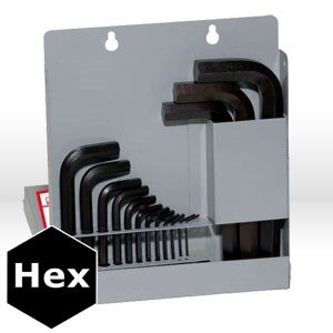 EKLIND Eklind 10115 L-shape Hex Key Set 15 Piece Short Arm