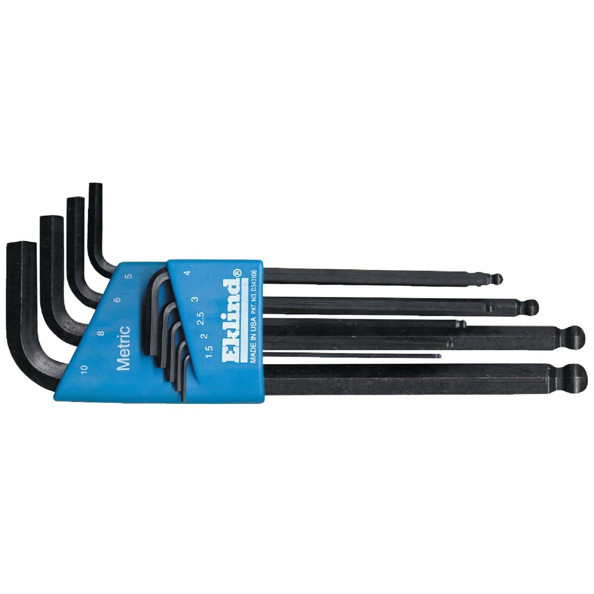 EKLIND Eklind 13609 Ball End Hex Key Set 1.5mm-10mm 9 Piece