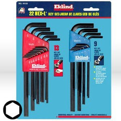 EKLIND Eklind 10222 Hex-l Key Set Combo Pack