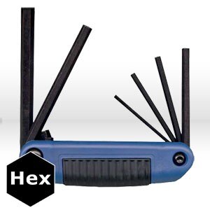 EKLIND Eklind 25161 Ergo-fold Hex Key Set 6 Piece Metric