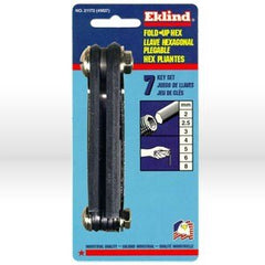 EKLIND Eklind 21172 Fold-up Metric Hex Key Set 2mm-8mm