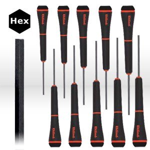 EKLIND Eklind 92300 Precision Hex Screwdriver Set 10 Piece