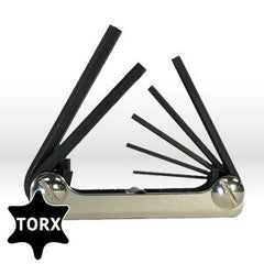 EKLIND Eklind 22572 Fold-up Torx Key Set T6-T20