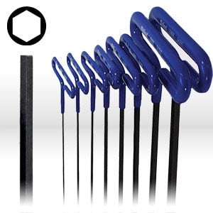 EKLIND Eklind 55198 Cushion Grip T-handle Hex Key Set Metric