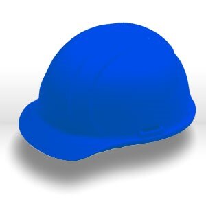 ERB 3M 19366 Full Brim Hard Hat Slotted Blue Ansi Z89.1