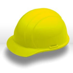 ERB 3M 19762 Full Brim Safety Helmet Slotted Yellow